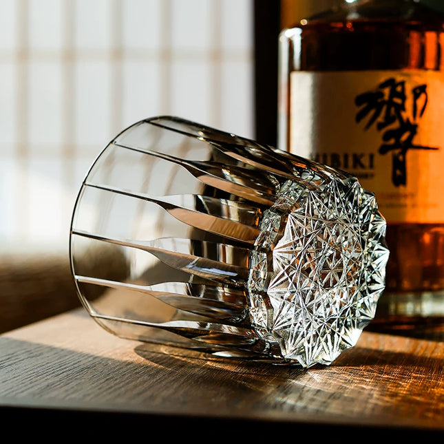 Edokiriko Star Cut Rock Glass Whiskey Tumbler | 728556872991
