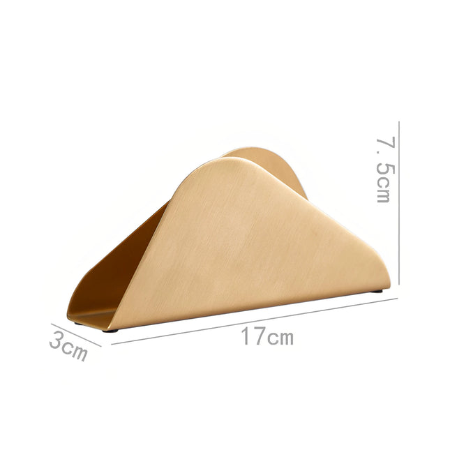 Brass Napkin Holder Set Creative Designs for Restaurant Home Use