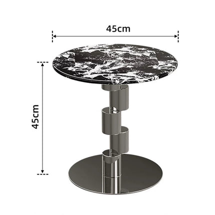 Napoleon Marble Side Table | Italian Luxury Style