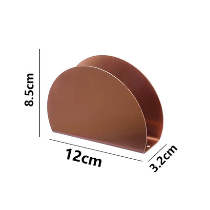 Handmade Australia Stainless Steel Triangle Napkin Holder Rose Gold