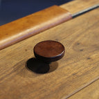 32mm diameter dark brown