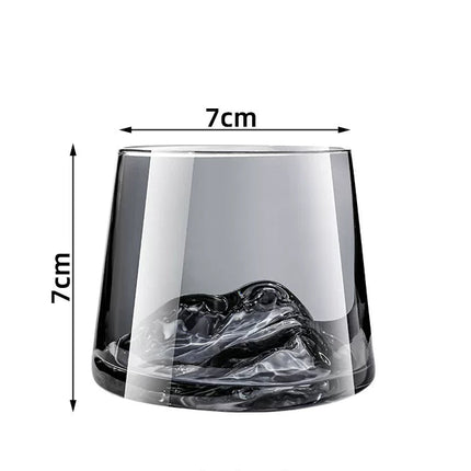 Handmade New Zealand Vintage Iceberg Whiskey Tumbler Glass