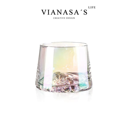 Handmade New Zealand Vintage Iceberg Whiskey Tumbler Glass