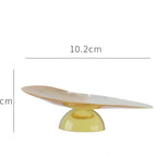 Yellow Butterfly Shell Hemisphere Base