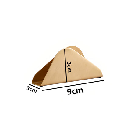 Brass Napkin Holder Set Creative Designs for Restaurant Home Use