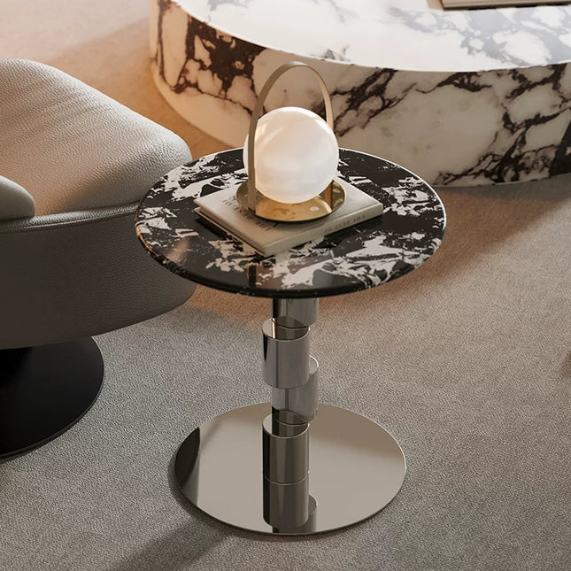 Napoleon Marble Side Table | Italian Luxury Style