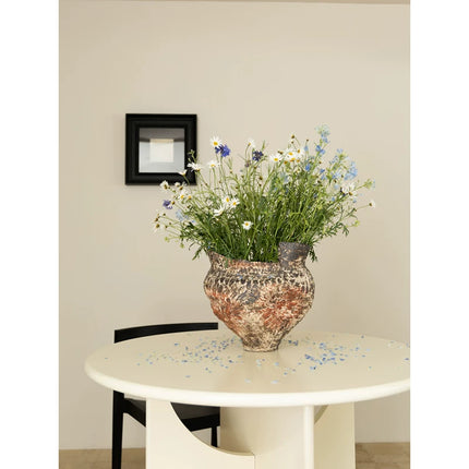 Handmade Ceramic Conch Vase | Wabi-Sabi Style | DC412