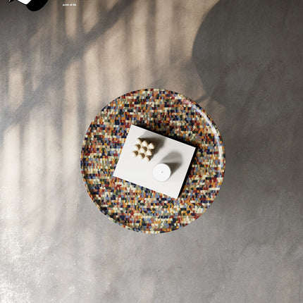 Round Art Side Table | Modern Minimalist Living Room