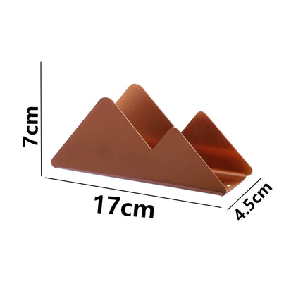Handmade Australia Stainless Steel Triangle Napkin Holder Rose Gold