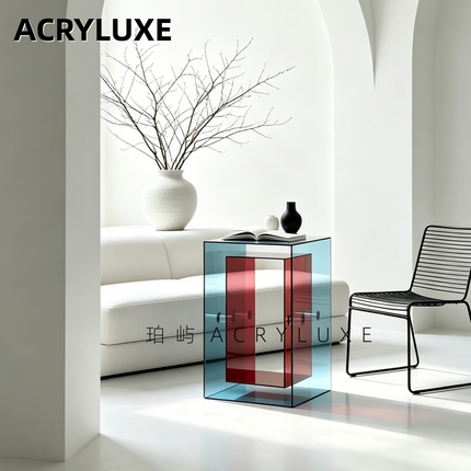 Acrylic Minimalist Bedside Storage Stand | 54