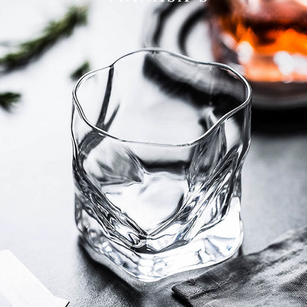 Handmade New Zealand Irregular Crystal Whiskey Tumbler