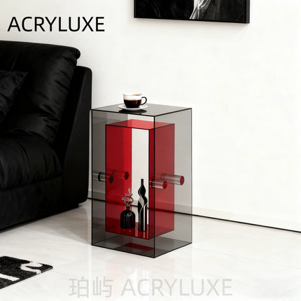 Acrylic Minimalist Bedside Storage Stand | 54