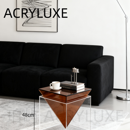 Minimalist Acrylic Triangle Side Table | Modern Creative Style | 44