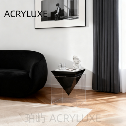 Minimalist Acrylic Triangle Side Table | Modern Creative Style | 44