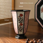 Vintage Octagonal Peony Tall Cup 350ml