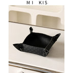 Rattan Storage Tray Small - Black