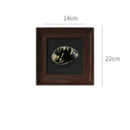 Environmentally friendly resin frame-black gold abalone shell