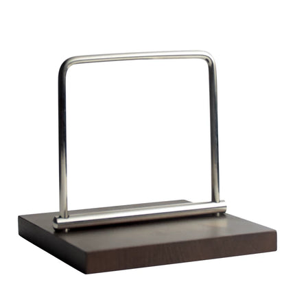 Vintage Metal and Wood Square Napkin Holder