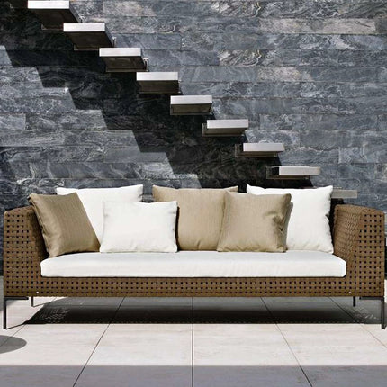 Rattan 3-Seater Outdoor Sofa | Woven Patio Lounge