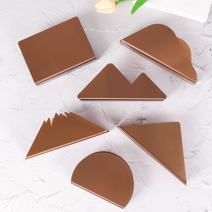 Handmade Australia Stainless Steel Triangle Napkin Holder Rose Gold
