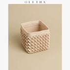 Apricot Square Storage Tube (Wave Series)
