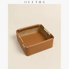 Coffee square metal storage box
