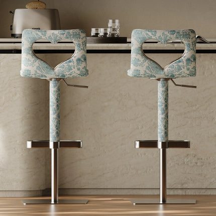 Minimalist Fabric Bar Stool | Italian Style