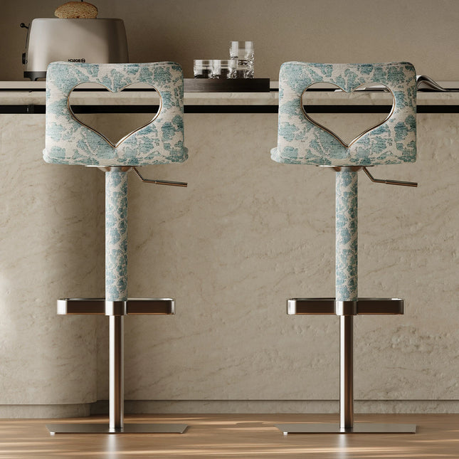 Minimalist Fabric Bar Stool | Italian Style