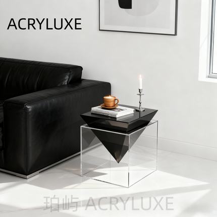 Minimalist Acrylic Triangle Side Table | Modern Creative Style | 44