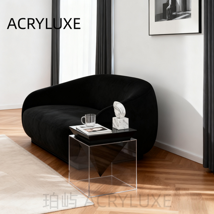 Minimalist Acrylic Triangle Side Table | Modern Creative Style | 44