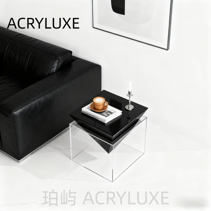 Minimalist Acrylic Triangle Side Table | Modern Creative Style | 44
