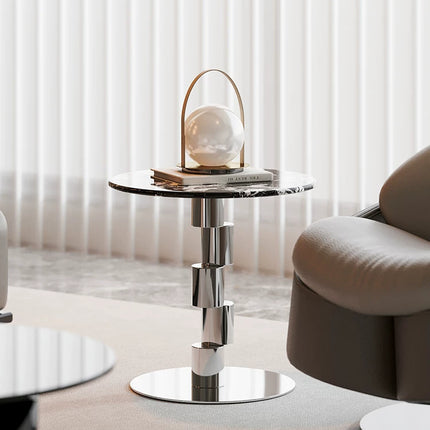 Napoleon Marble Side Table | Italian Luxury Style