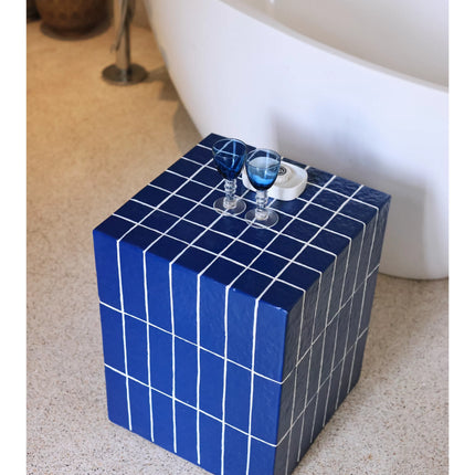 Square Mosaic Side Table | Nordic Aesthetic