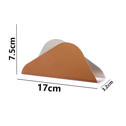 Handmade Australia Stainless Steel Triangle Napkin Holder Rose Gold