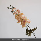 [Single branch] Champagne color (burnt edge craft flower material is full)