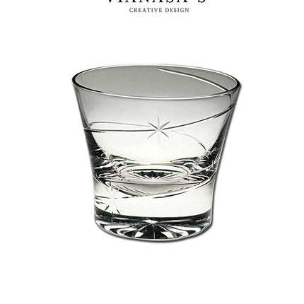 Handmade Crystal Glass Whiskey Tumbler