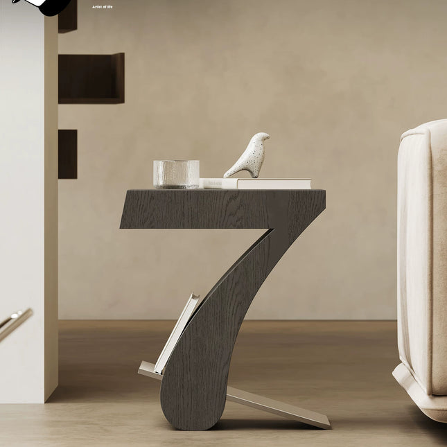 Modern Designer Side Table | Artistic Living Room Accent