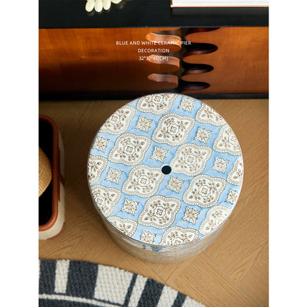 Ceramic Drum Stool Side Table | MYGD-0018