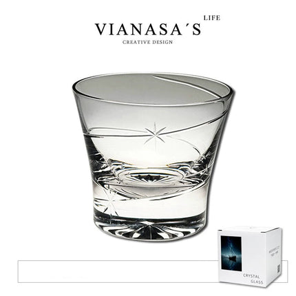 Handmade Crystal Glass Whiskey Tumbler