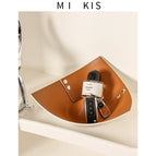 Triangular Contrast Color Storage Tray - Caramel Small