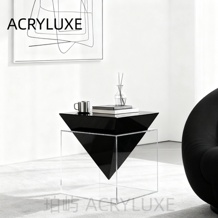 Minimalist Acrylic Triangle Side Table | Modern Creative Style | 44