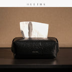 Black (Pleated Cover Tissue Box)