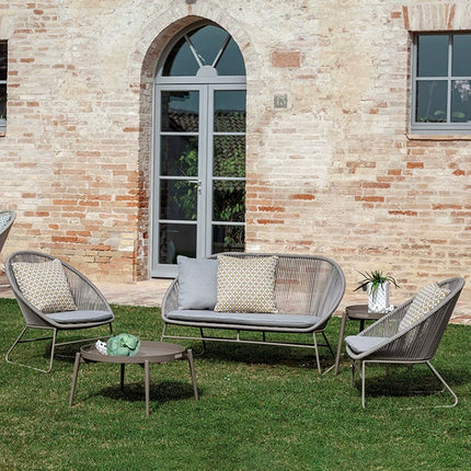 Outdoor Balcony Sofa Set | Wabi-Sabi Garden Villa Patio