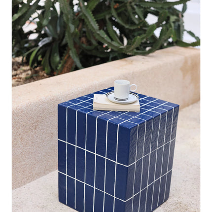 Square Mosaic Side Table | Nordic Aesthetic