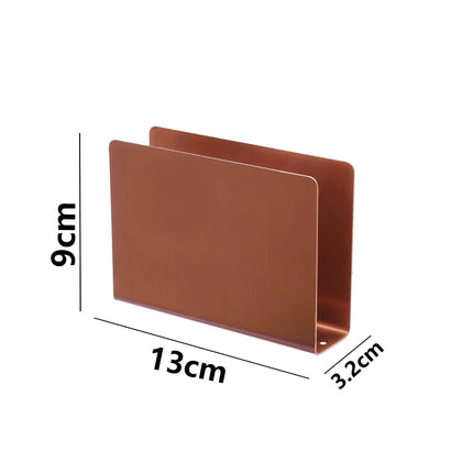 Handmade Australia Stainless Steel Triangle Napkin Holder Rose Gold
