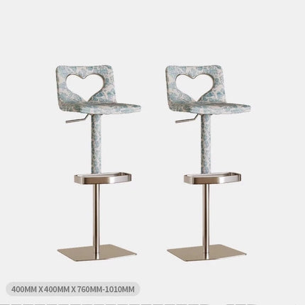 Minimalist Fabric Bar Stool | Italian Style