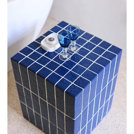 Square Mosaic Side Table | Nordic Aesthetic