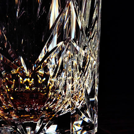 K9 Crystal Whiskey Glasses, Edo Kiriko Cut, Gift Box