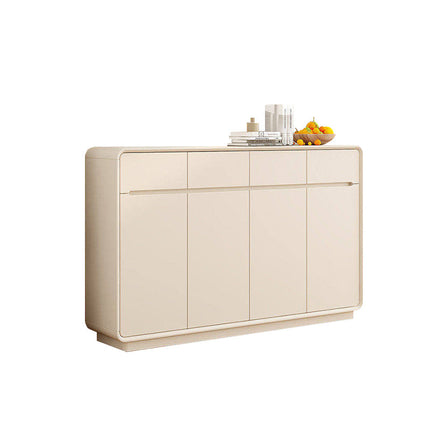Pure White Painted Moonlight Shoe Cabinet - Handmade Australia