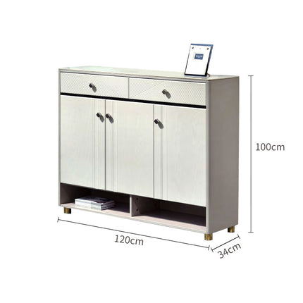 Pre Sale Shoe Cabinet with White Stone Panel Top